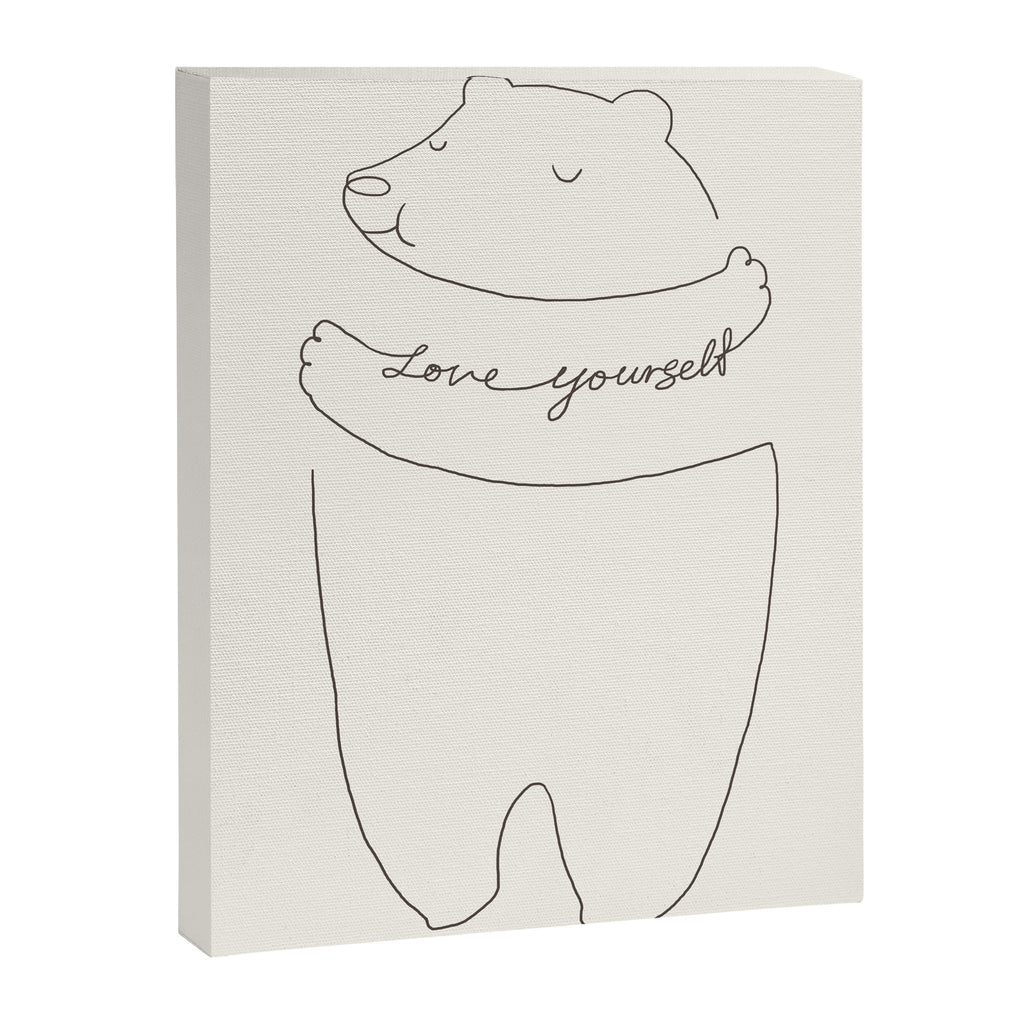 Love Yourself Bear Canvas Print Gallery Image 6