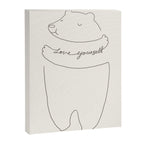 Love Yourself Bear Canvas Print Gallery Image 6
