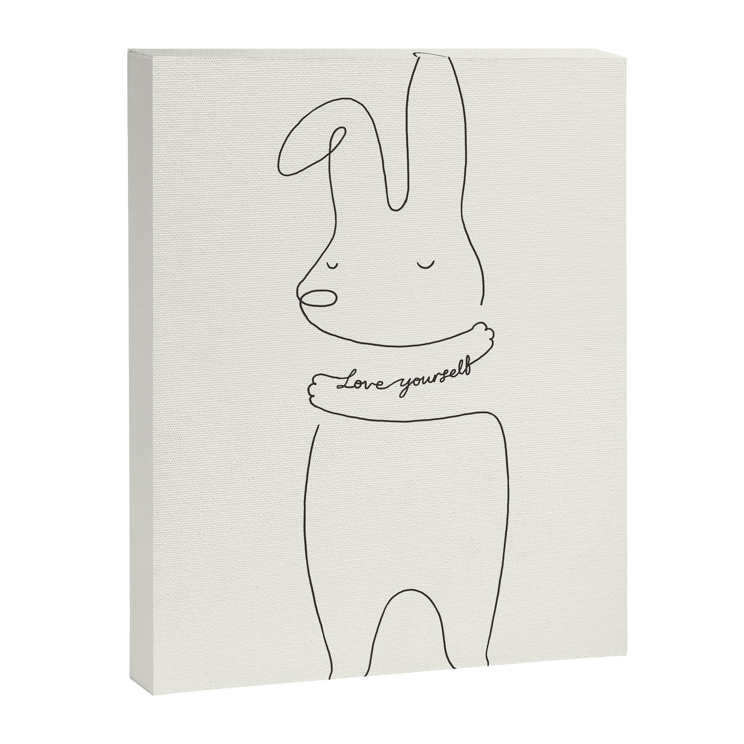 Love Yourself - Bunny Canvas Print Gallery Image 6