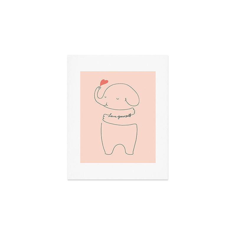 Love Yourself Ele 2 Art Print Gallery Image 1