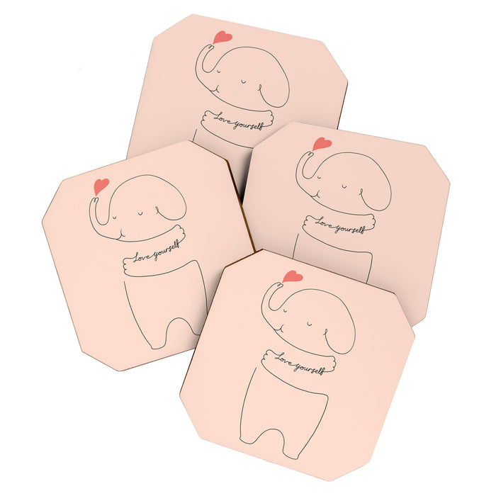 Love Yourself Ele 2 Coaster Gallery Image 1