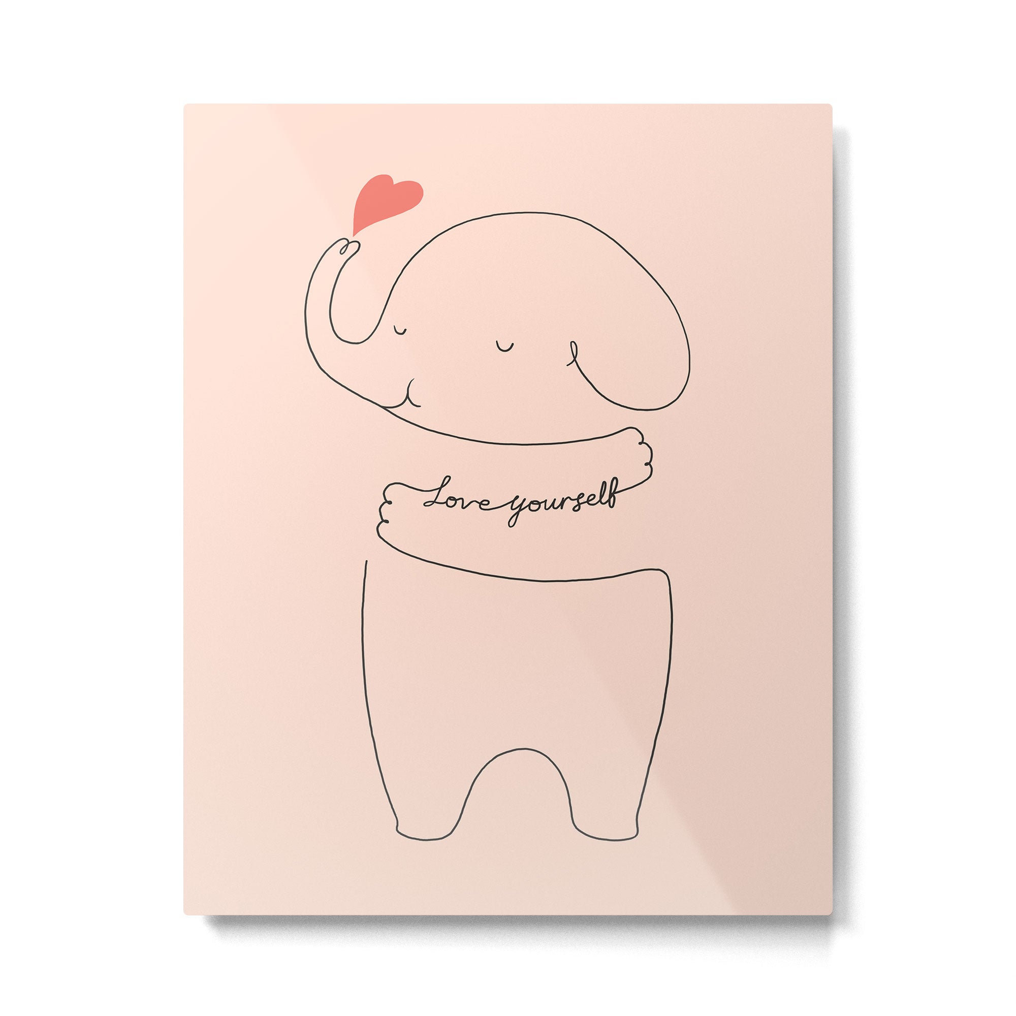 Love Yourself Ele 2 Metal Print Gallery Image 4