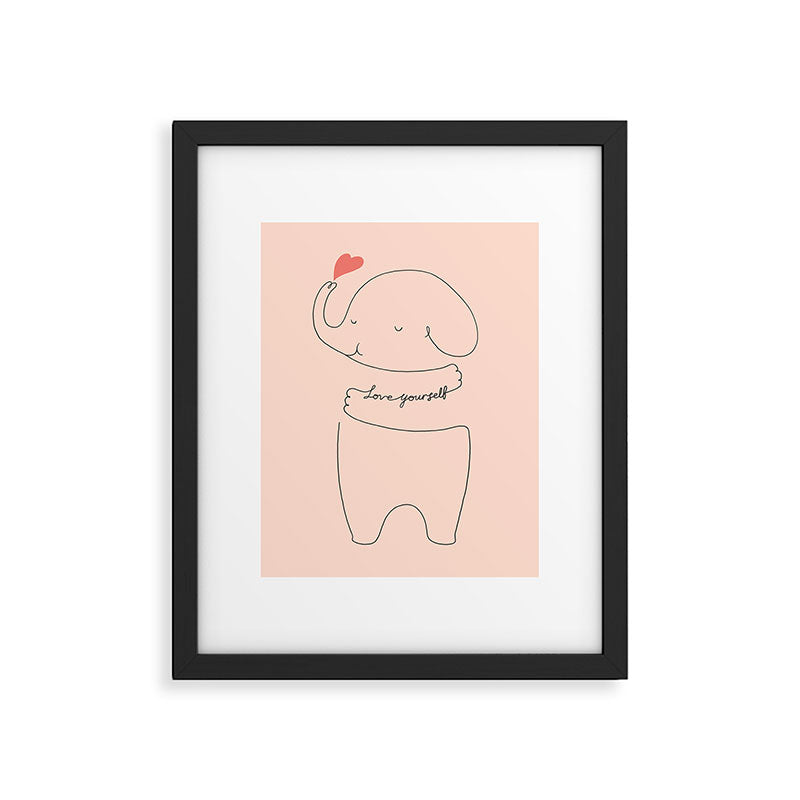 Love Yourself Ele 2 Framed Art Print Gallery Image 4