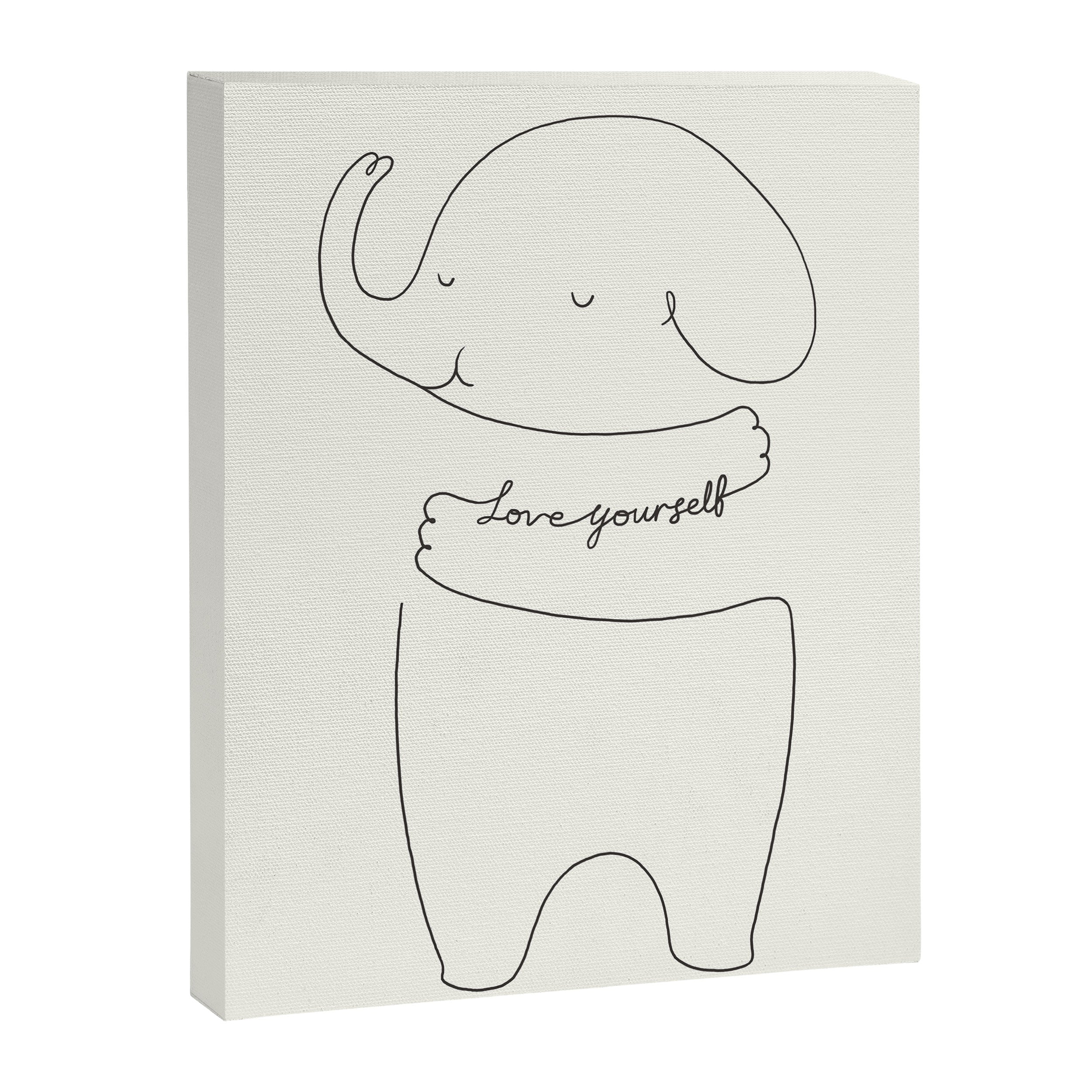 Love Yourself Ele Canvas Print Gallery Image 6