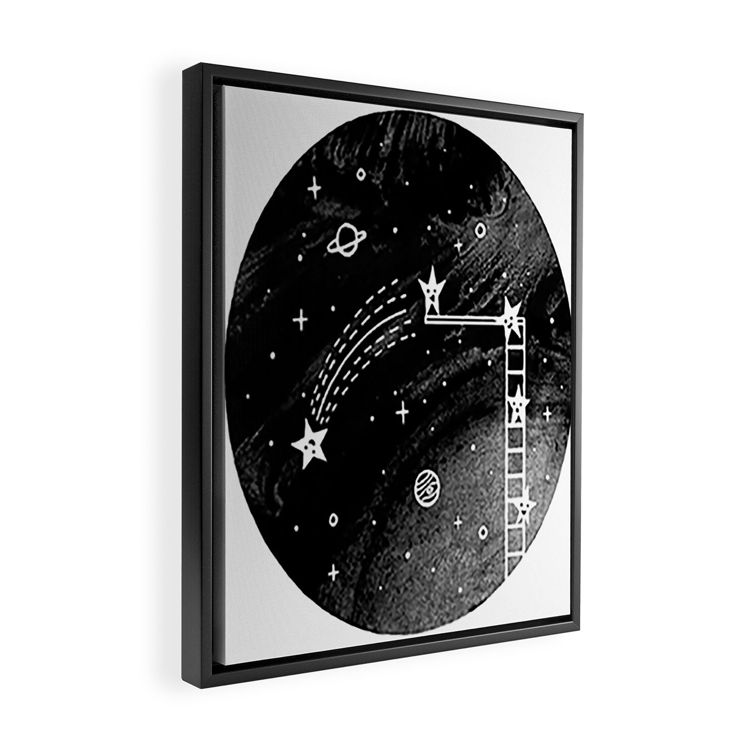 Make a wish Framed Canvas Print Gallery Image 2