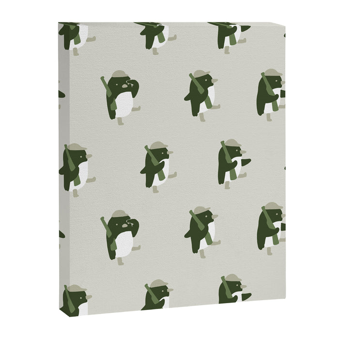 March of the Penguins pattern Canvas Print Gallery Image 1