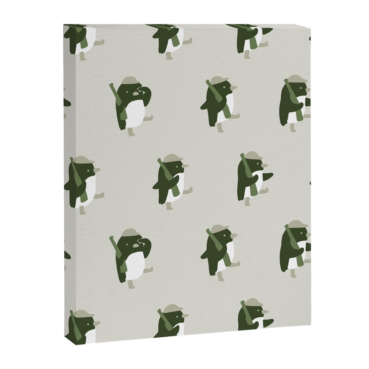March of the Penguins pattern Canvas Print Gallery Image 6