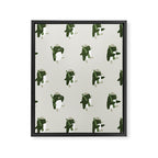 March of the Penguins pattern Framed Canvas Print Gallery Image 6