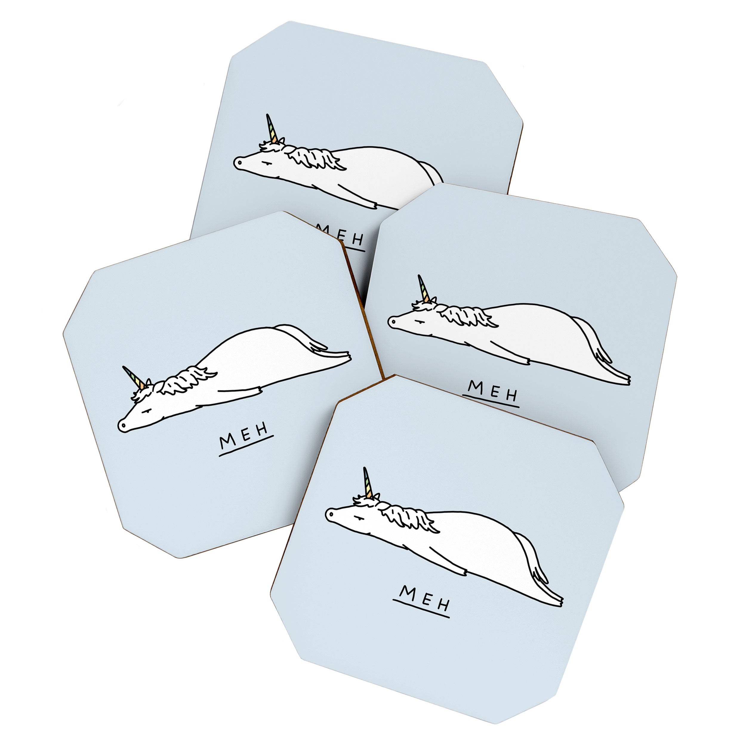 Meh Unicorn Coaster Gallery Image 1