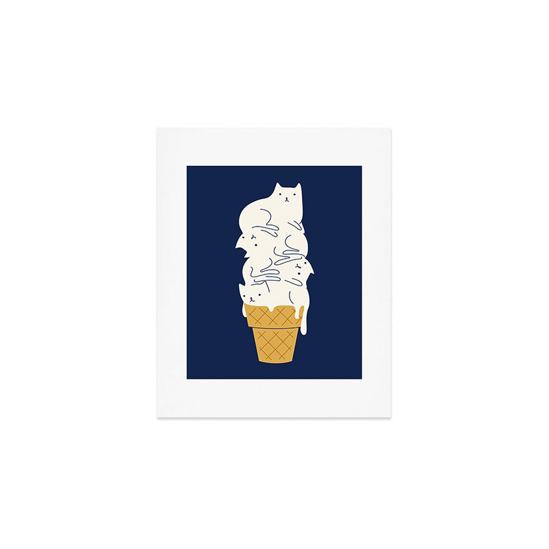 Meowlting Art Print Gallery Image 1