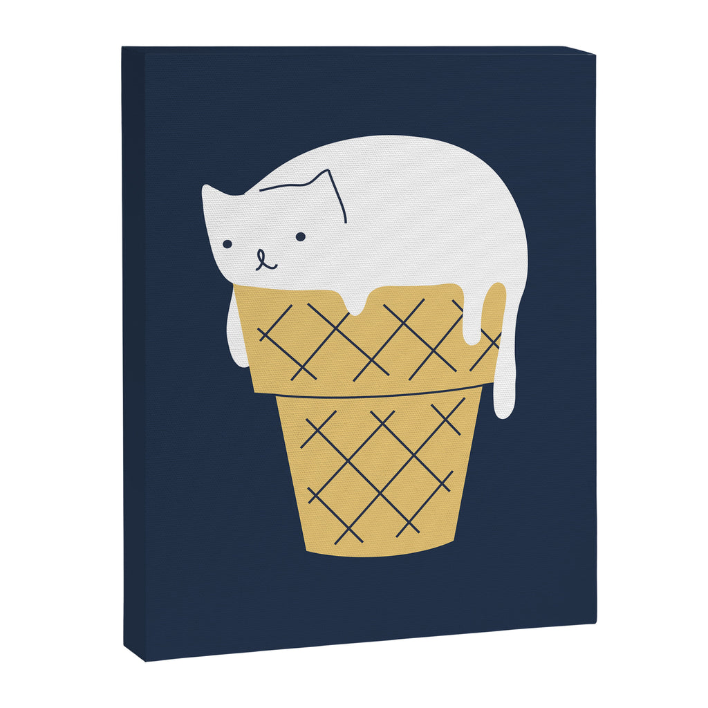 Meowlting kitty 1 Canvas Print Gallery Image 8