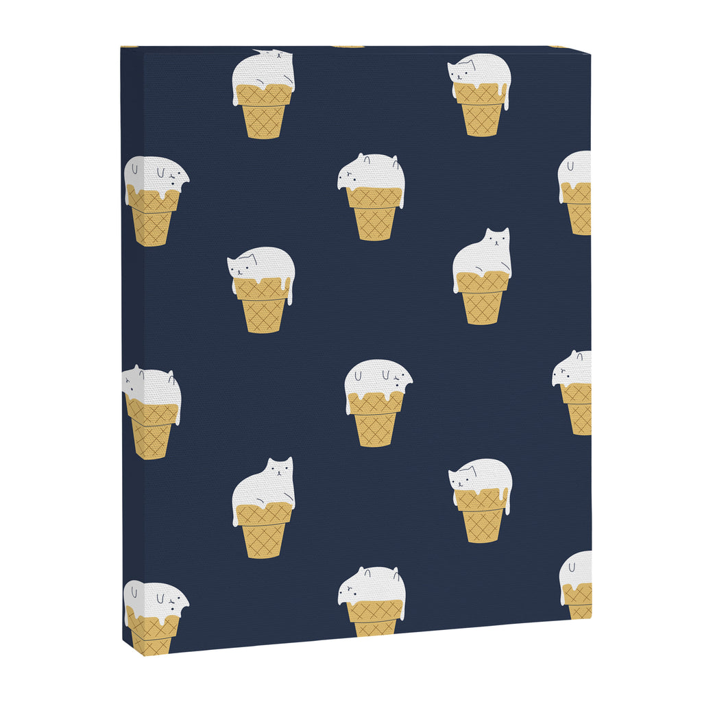 Meowlting Pattern Canvas Print Gallery Image 8