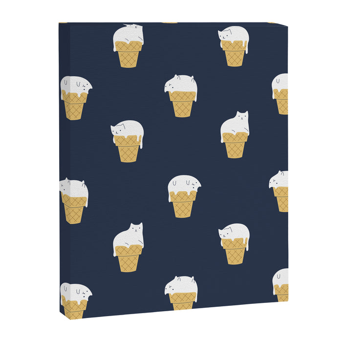 Meowlting Pattern Canvas Print Gallery Image 1