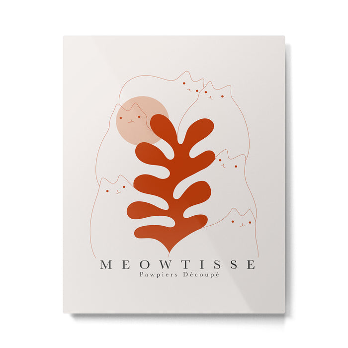 Meowtisse Metal Print Gallery Image 1