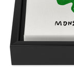 Monstera Framed Canvas Print Gallery Image 3