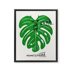 Monstera Framed Canvas Print Gallery Image 6