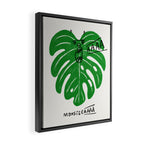 Monstera Framed Canvas Print Gallery Image 2