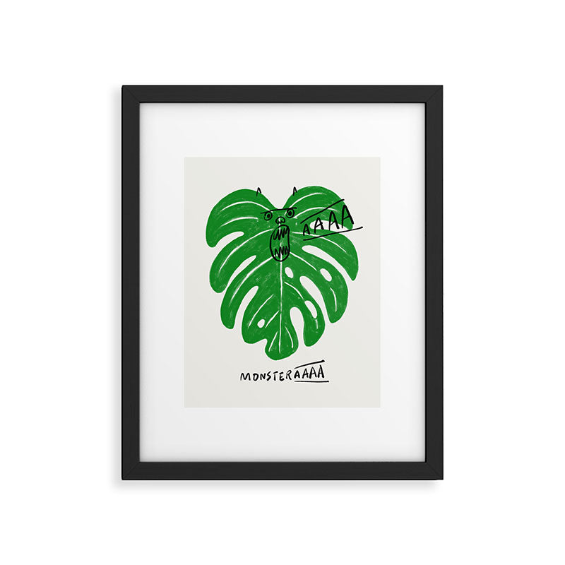 Monstera Framed Art Print Gallery Image 5