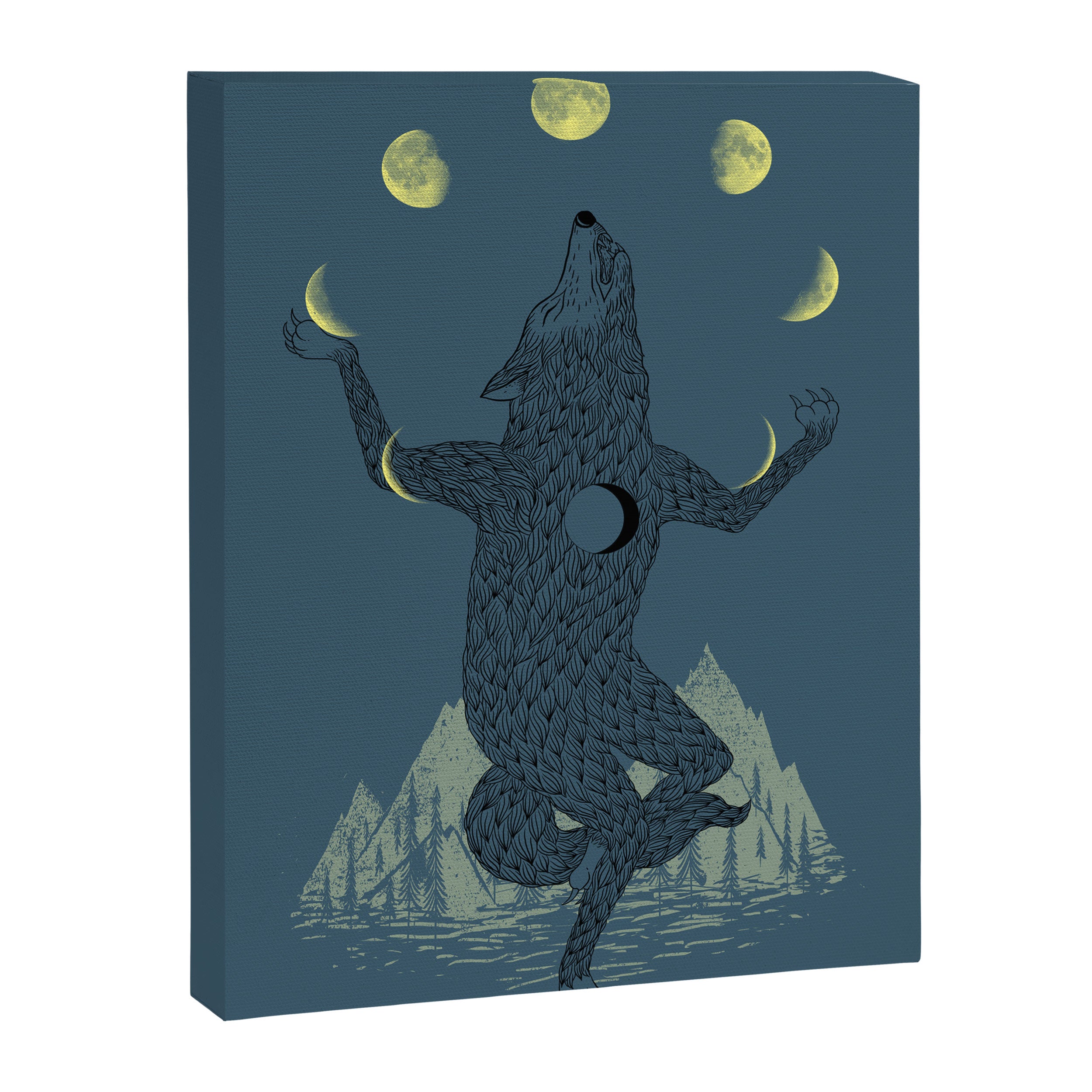 Moon Juggler Canvas Print Gallery Image 6