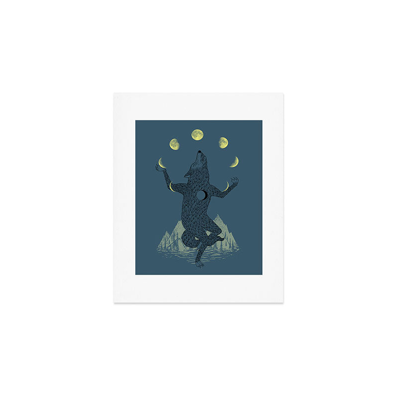Moon Juggler Art Print Gallery Image 1