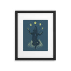 Moon Juggler Framed Art Print Gallery Image 5