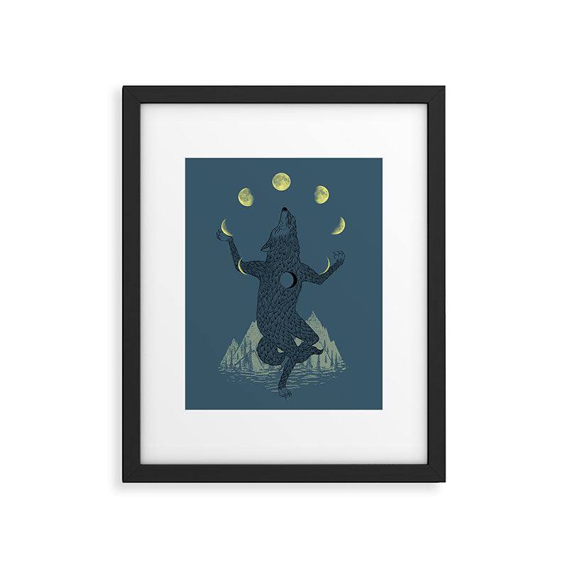 Moon Juggler Framed Art Print Gallery Image 5