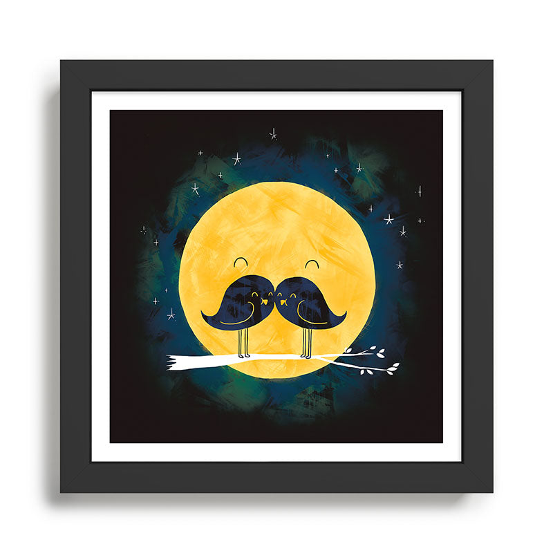 Moonstache Framed Art Print Gallery Image 1