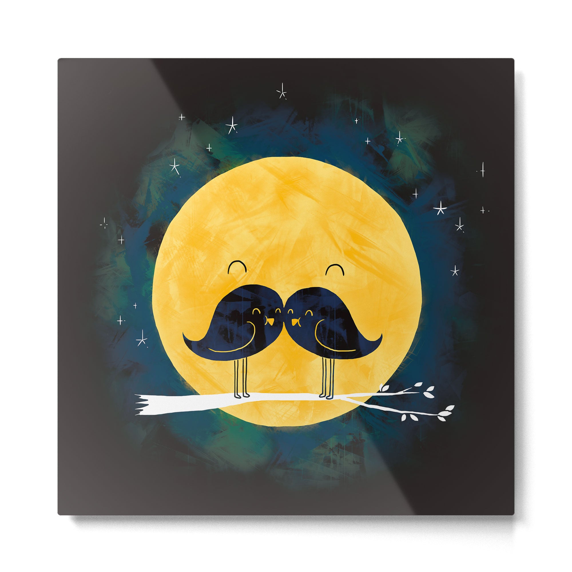 Moonstache Metal Print Gallery Image 2