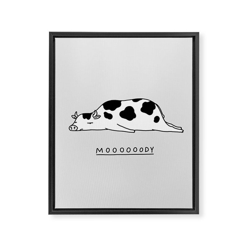 Moooooody Framed Canvas Print Gallery Image 6