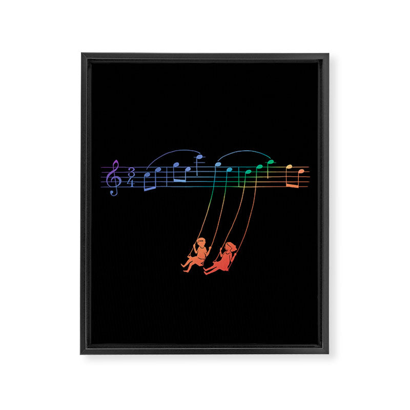 Music Swing Framed Canvas Print Gallery Image 8