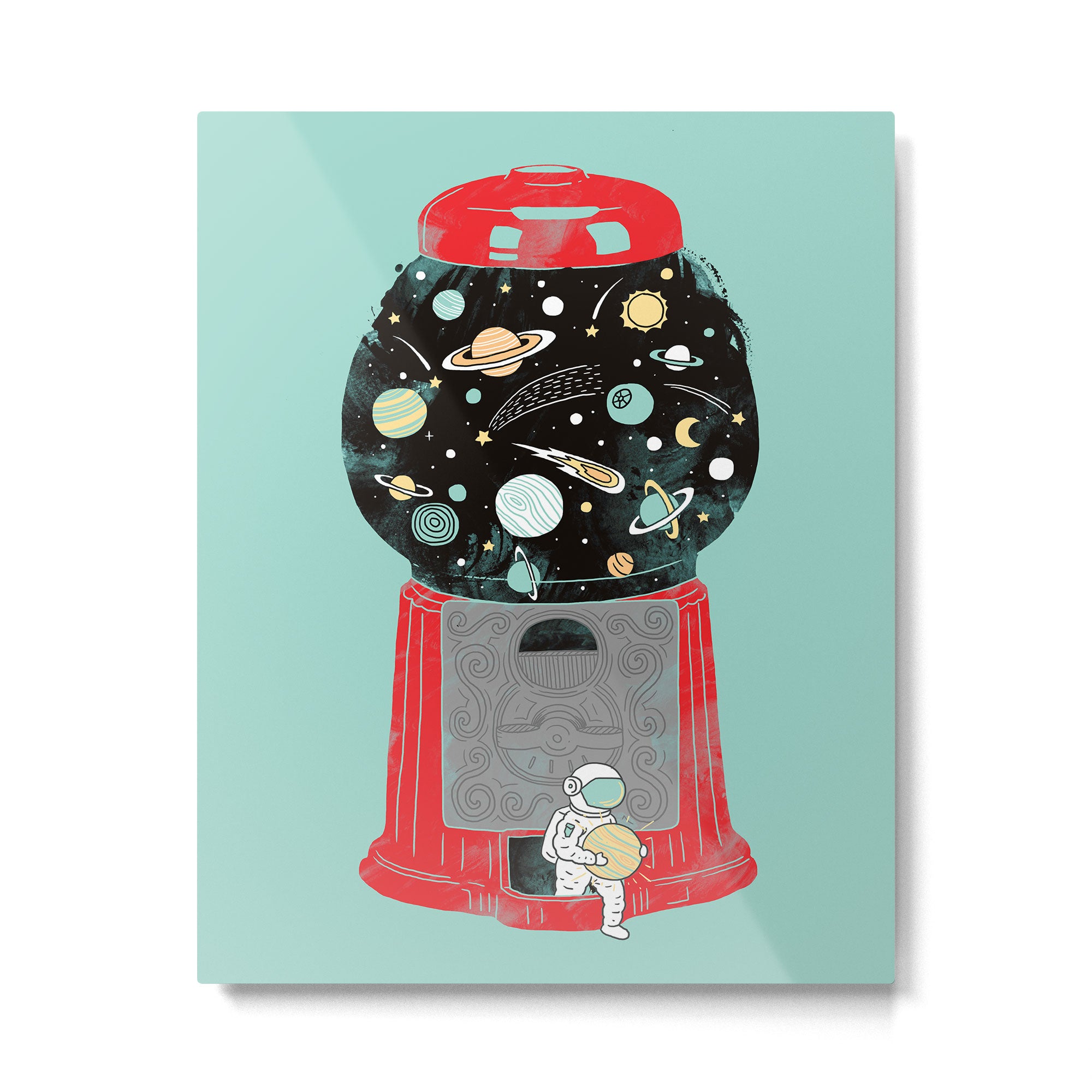 My childhood universe Metal Print Gallery Image 4
