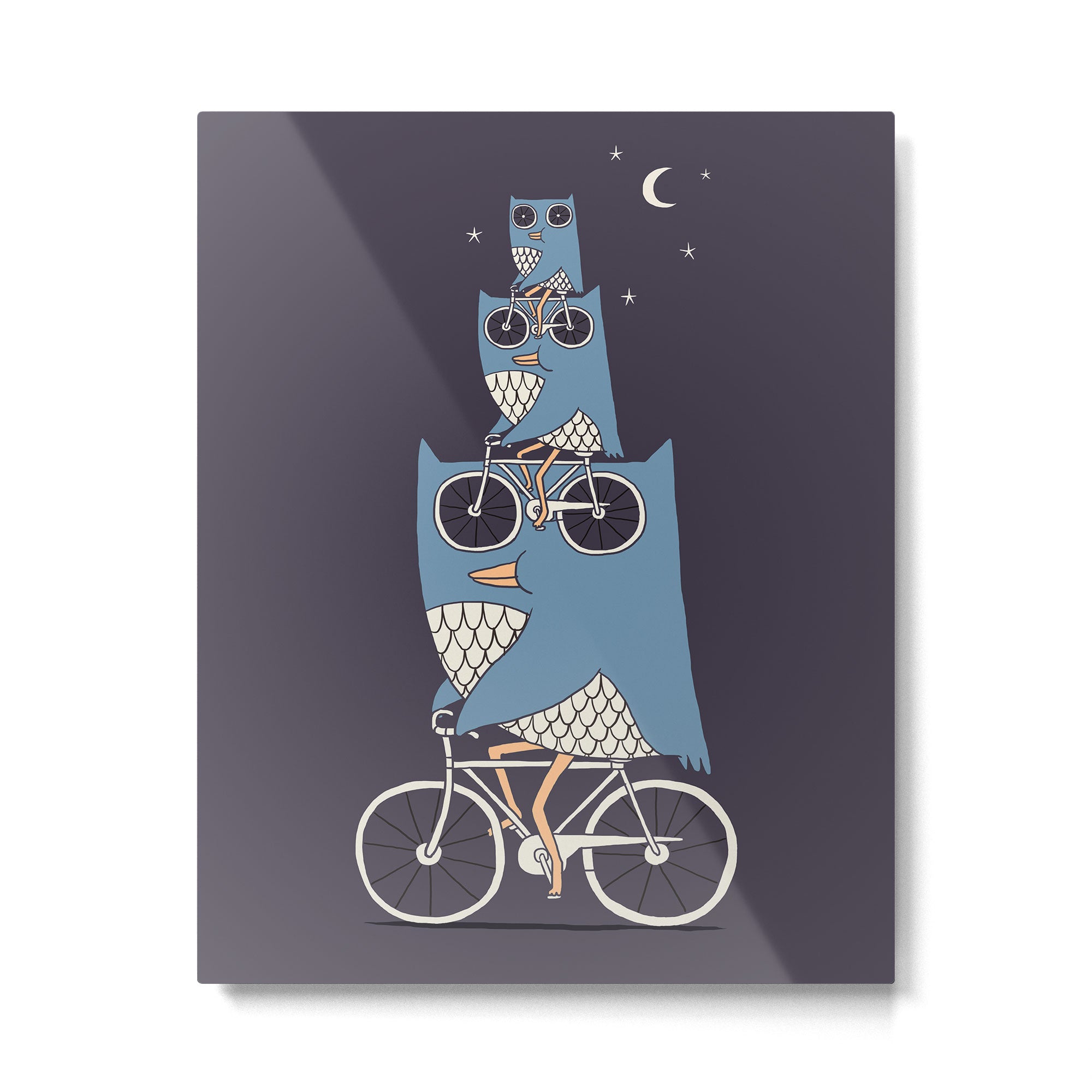 Night Rider Metal Print Gallery Image 4