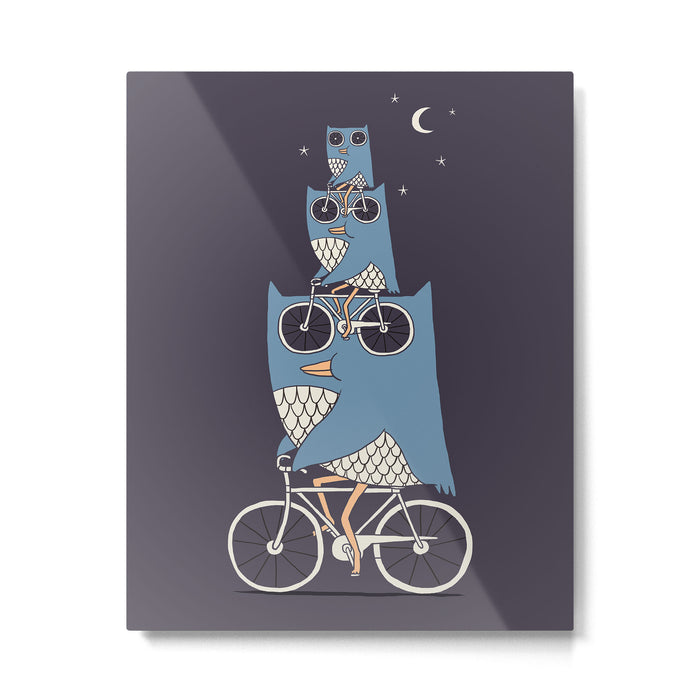 Night Rider Metal Print Gallery Image 1
