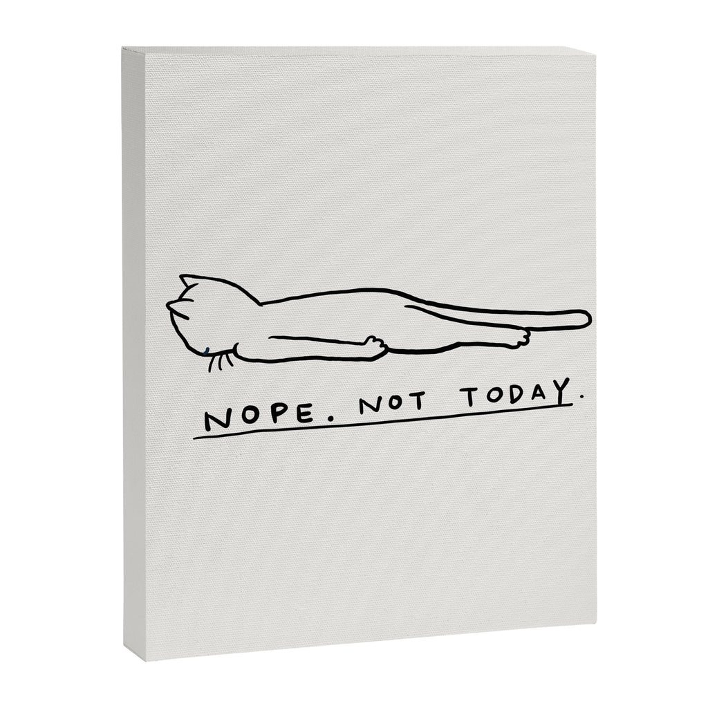 Nope, Not Today Canvas Print Gallery Image 8
