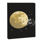 Owl and Moon Canvas Print Gallery Image 8