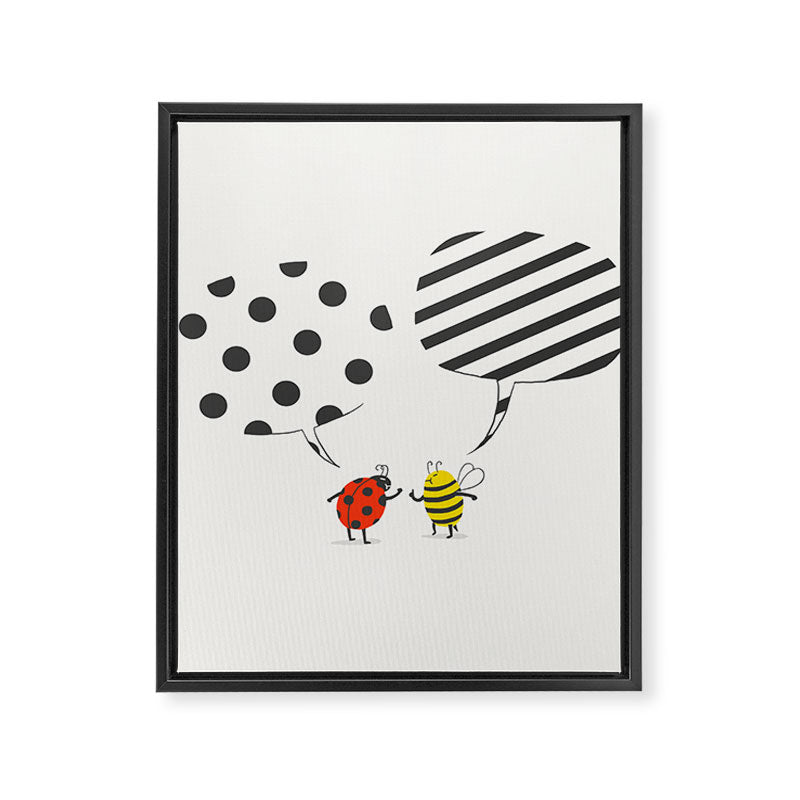 Pattern conflict Framed Canvas Print Gallery Image 8