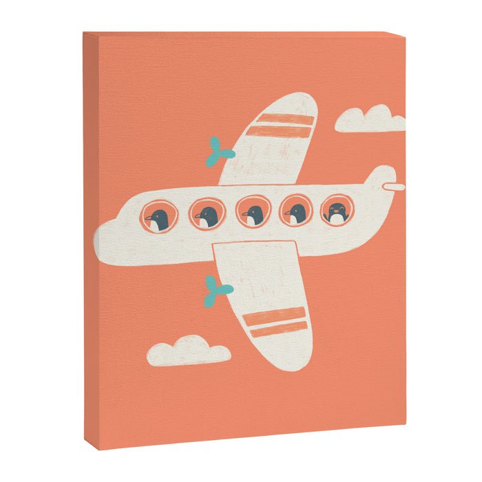 Penguin Airlines Canvas Print Gallery Image 1