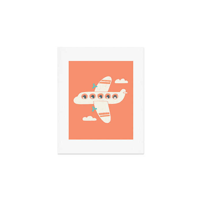 Penguin Airlines Art Print Gallery Image 1