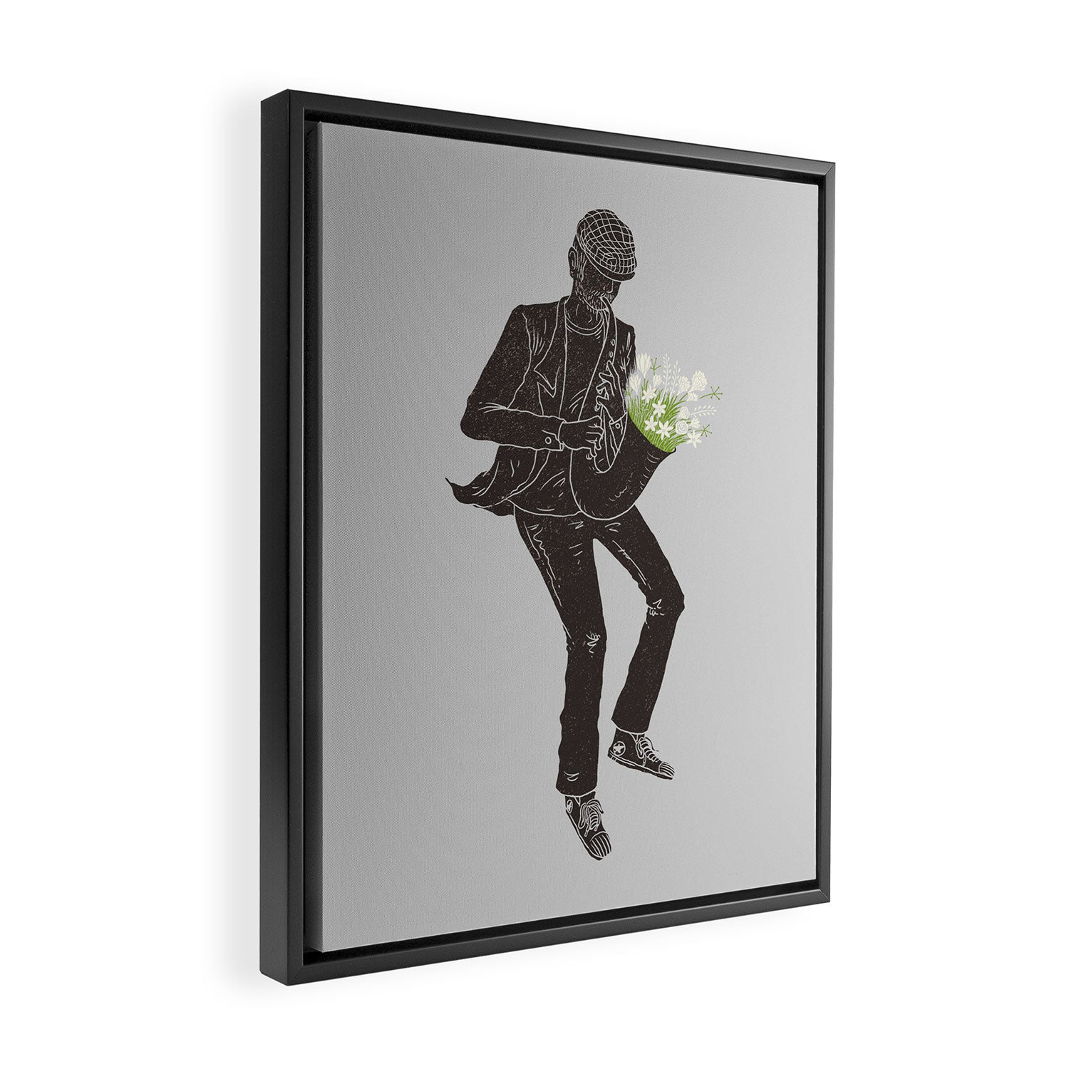 People's Music Framed Canvas Print Gallery Image 2