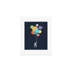 Planet Balloons Art Print Gallery Image 1
