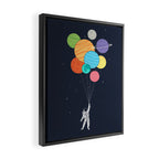 Planet Balloons Framed Canvas Print Gallery Image 2