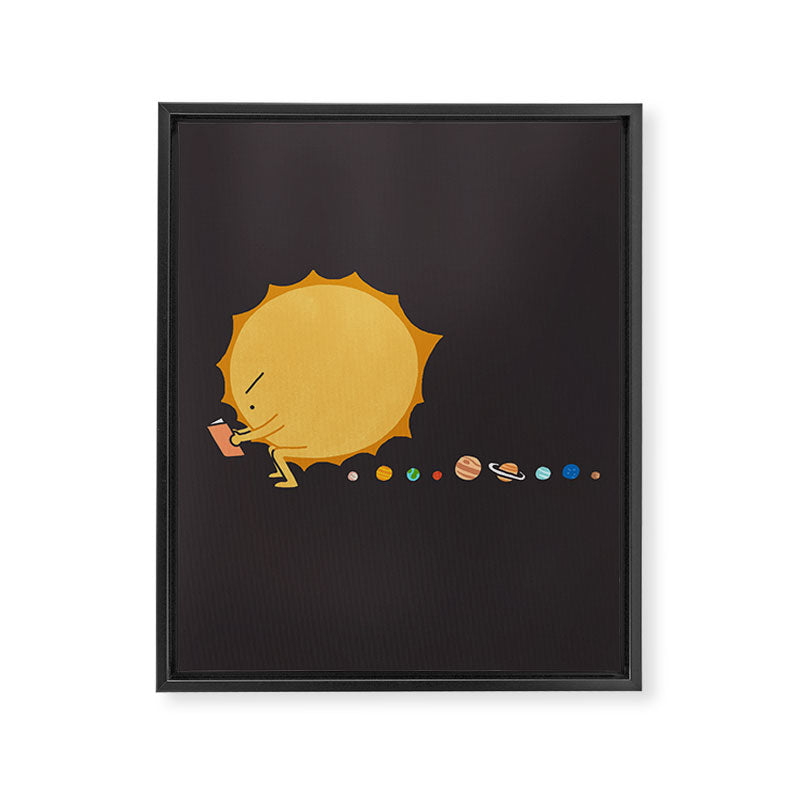 Poo Poo Sun Framed Canvas Print Gallery Image 8