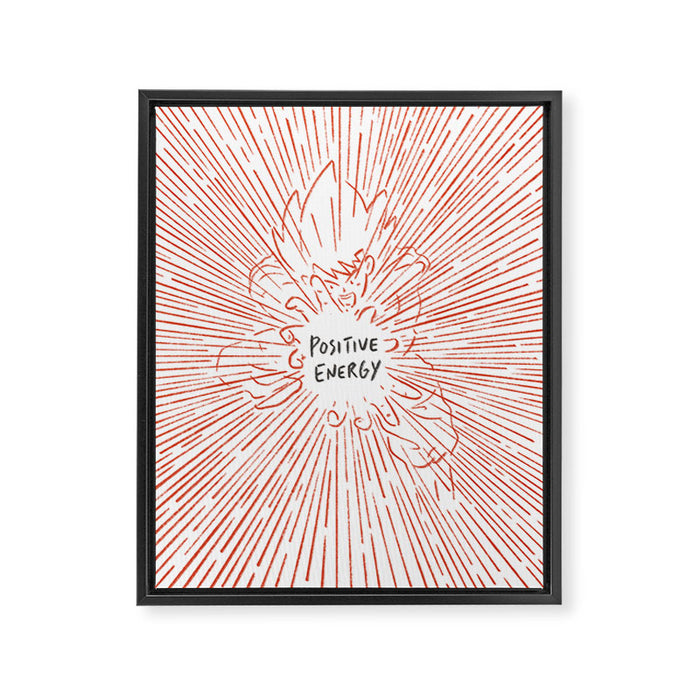 Positive Energy Framed Canvas Print Gallery Image 1