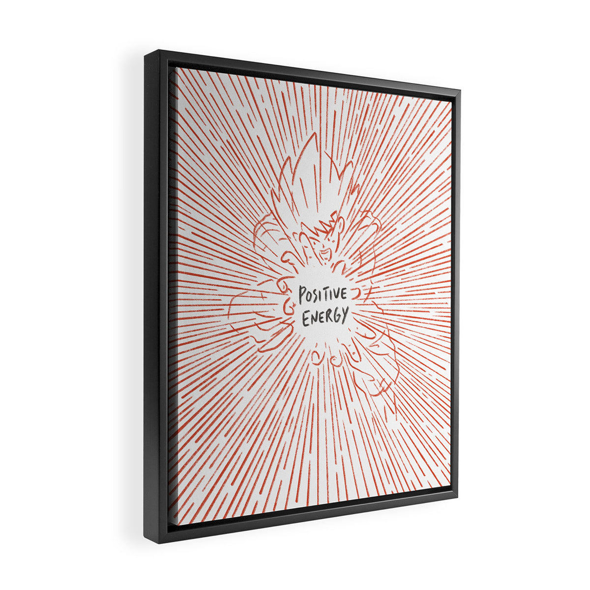 Positive Energy Framed Canvas Print Gallery Image 2