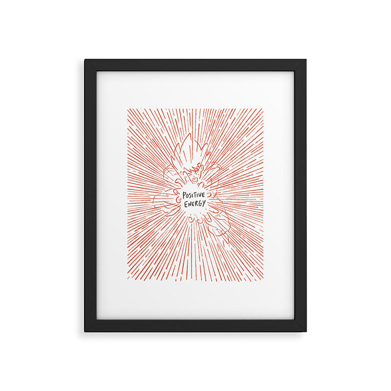 Positive Energy Framed Art Print Gallery Image 6
