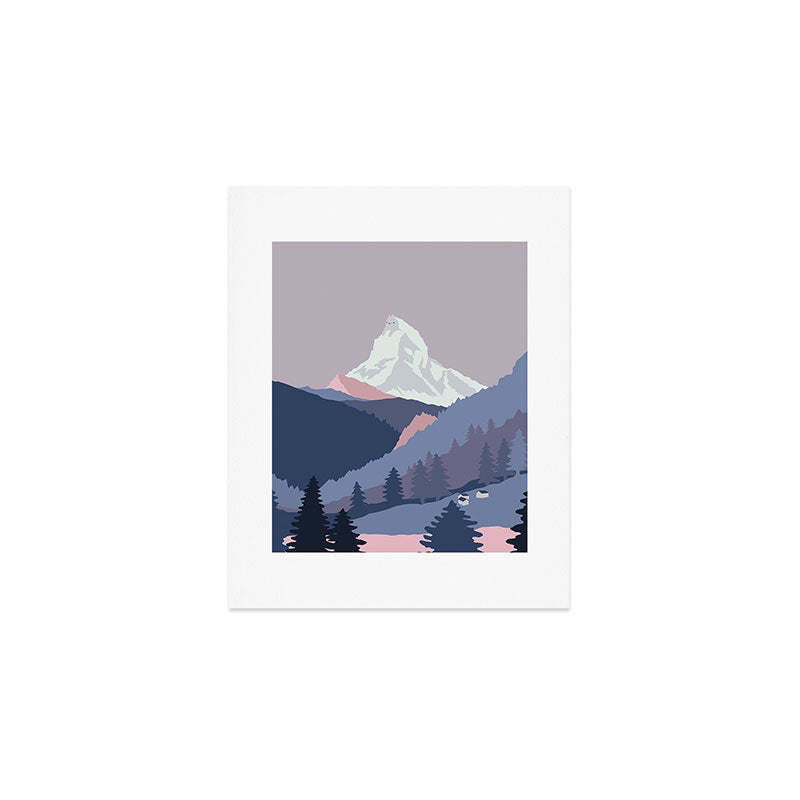 Purrspective on Matterhorn Art Print Gallery Image 1