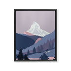 Purrspective on Matterhorn Framed Canvas Print Gallery Image 6