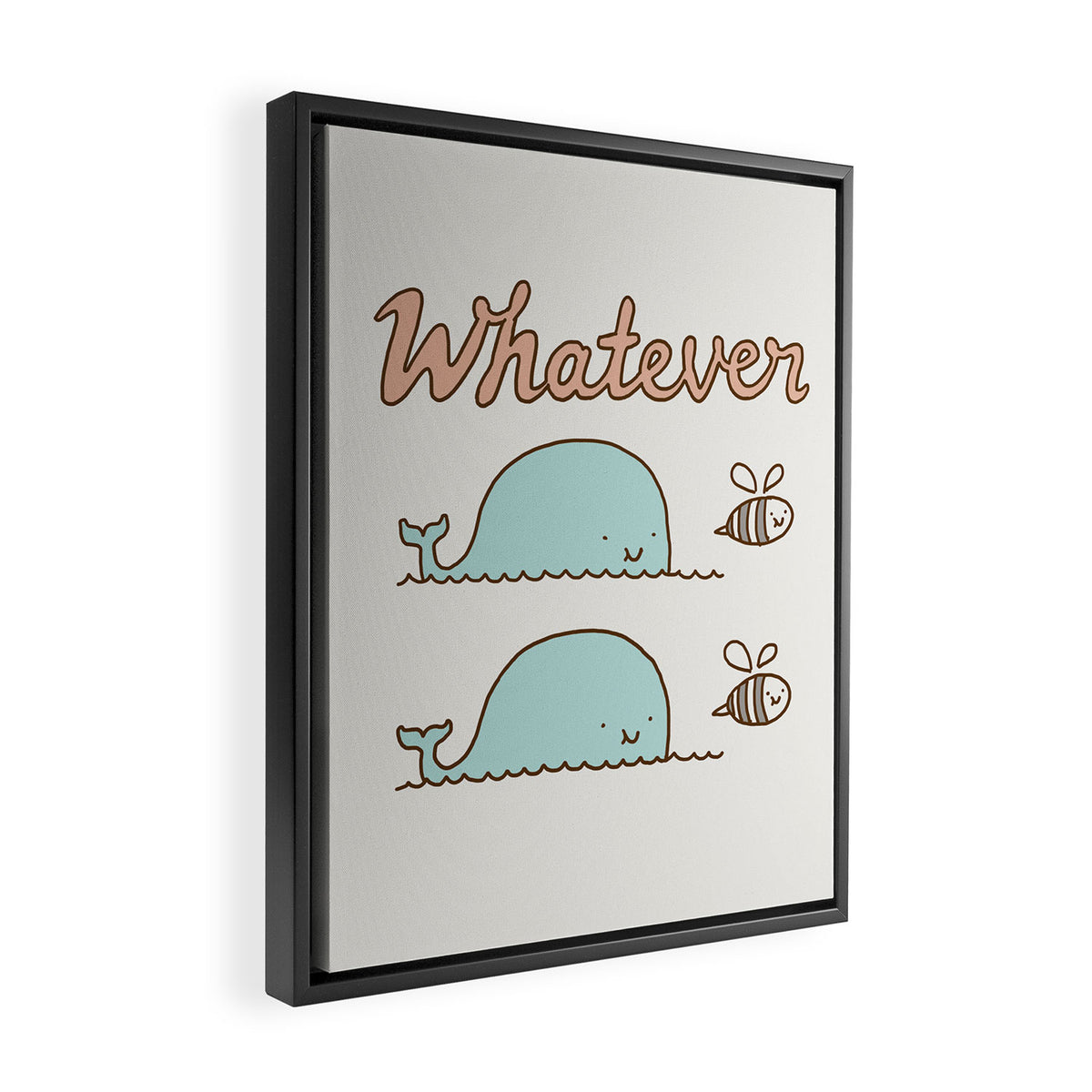 Que Sera Sera Framed Canvas Print Gallery Image 2