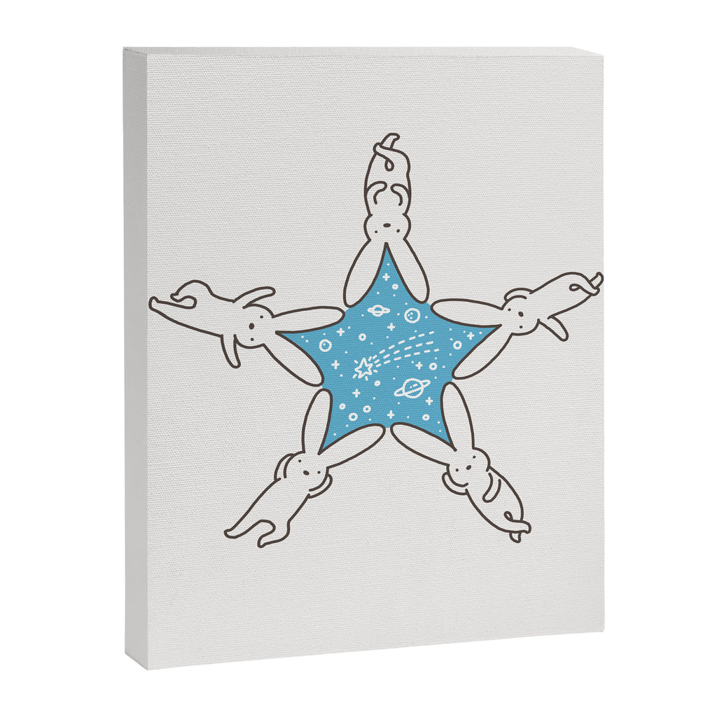 Rabbit Star Canvas Print Gallery Image 8
