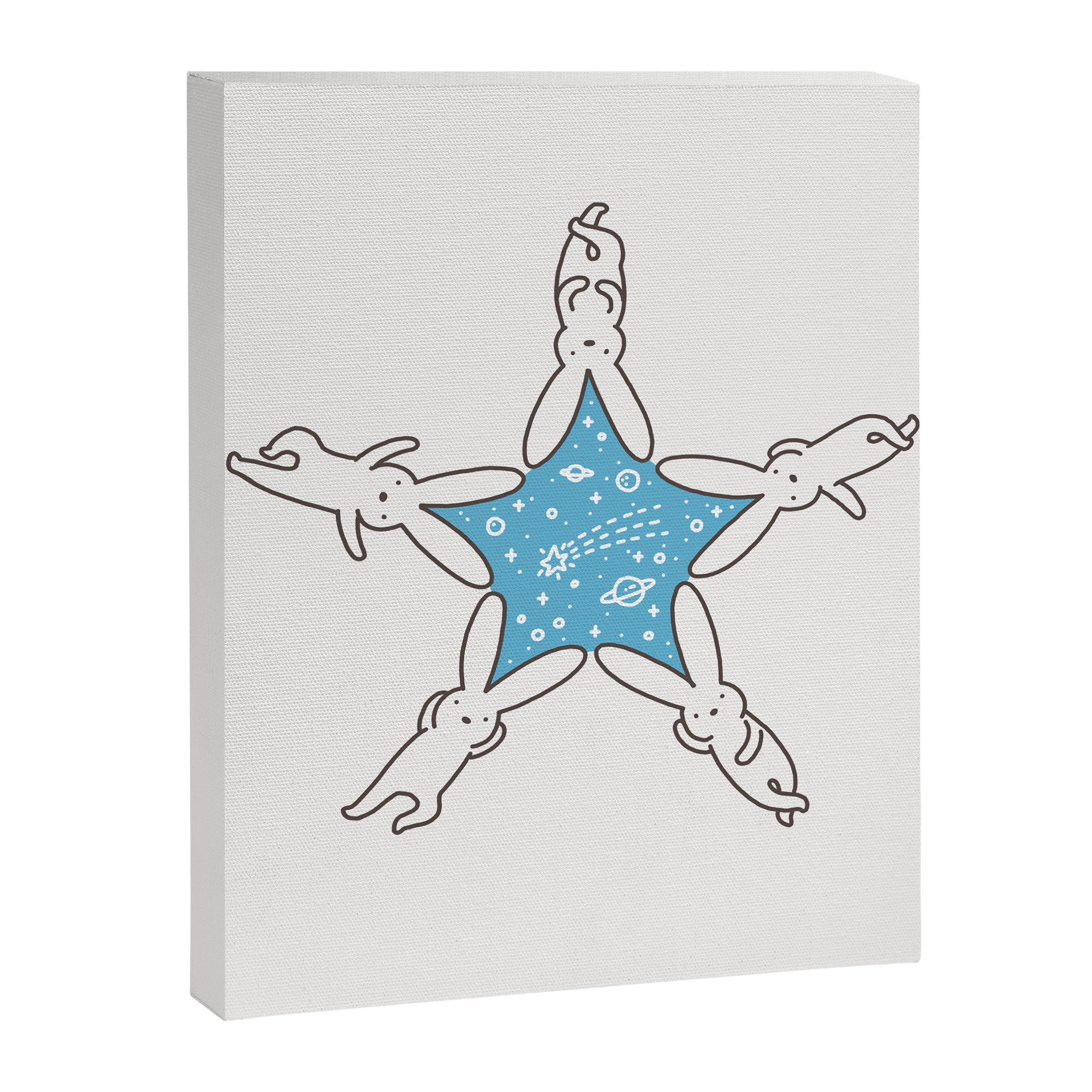 Rabbit Star Canvas Print Gallery Image 8